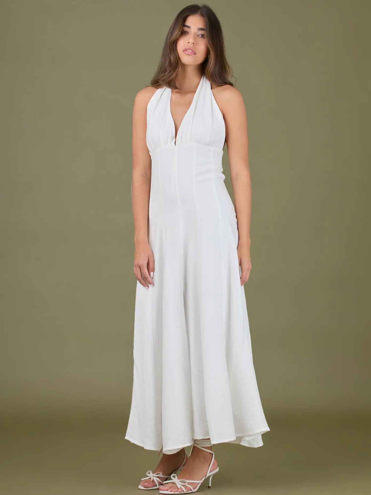 Vestido Largo Francesa Blanco