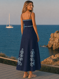 Vestido largo Adjoa Navy
