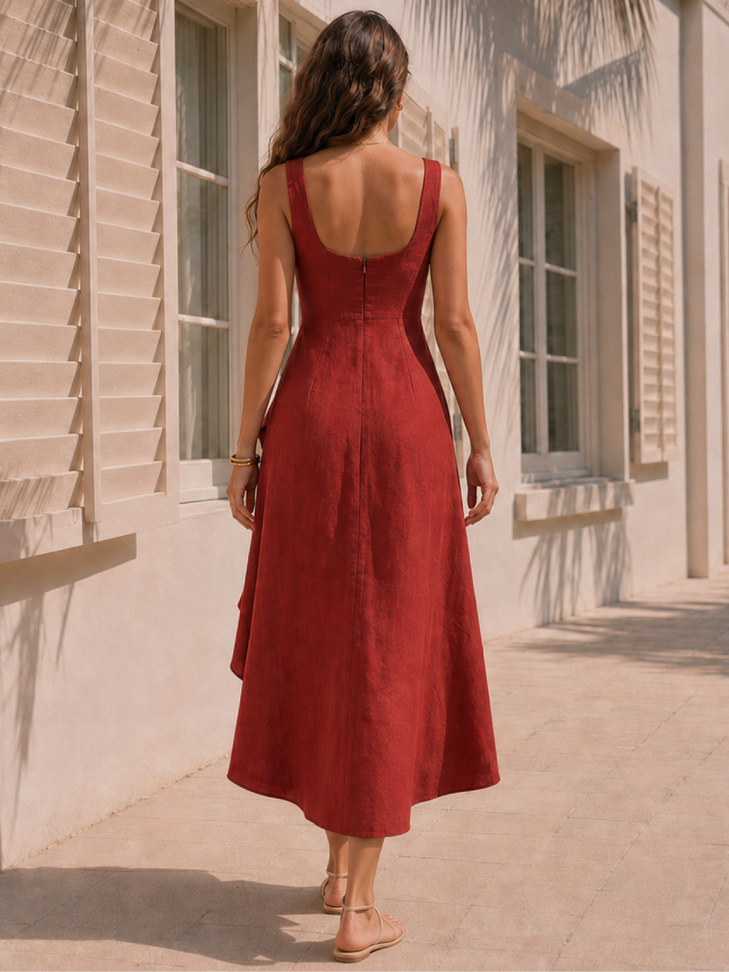 Vestido Largo Marla Rojo