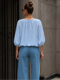 Blusa Yama Baby Blue