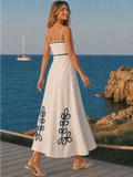 Vestido largo Adjoa Blanco