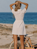 Vestido Corto Leena Blanco