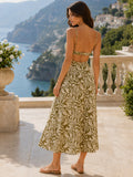 Vestido Largo Magnolia Olivo