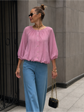 Blusa Yama Rosa