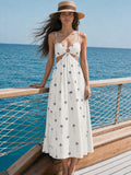 Vestido Largo Diamanto Blanco