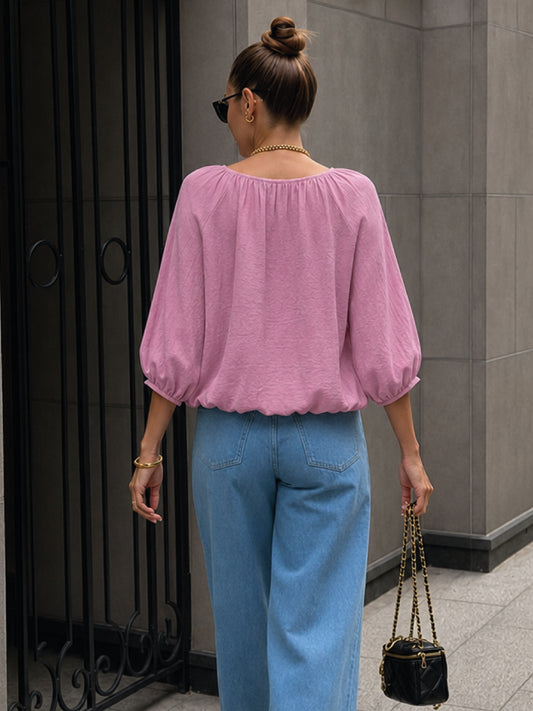 Blusa Yama Rosa
