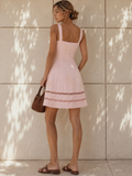 Vestido Corto Arenza Rosado
