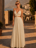 Vestido Largo Bilbao Ivory