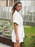 Vestido Corto Harmony Blanco