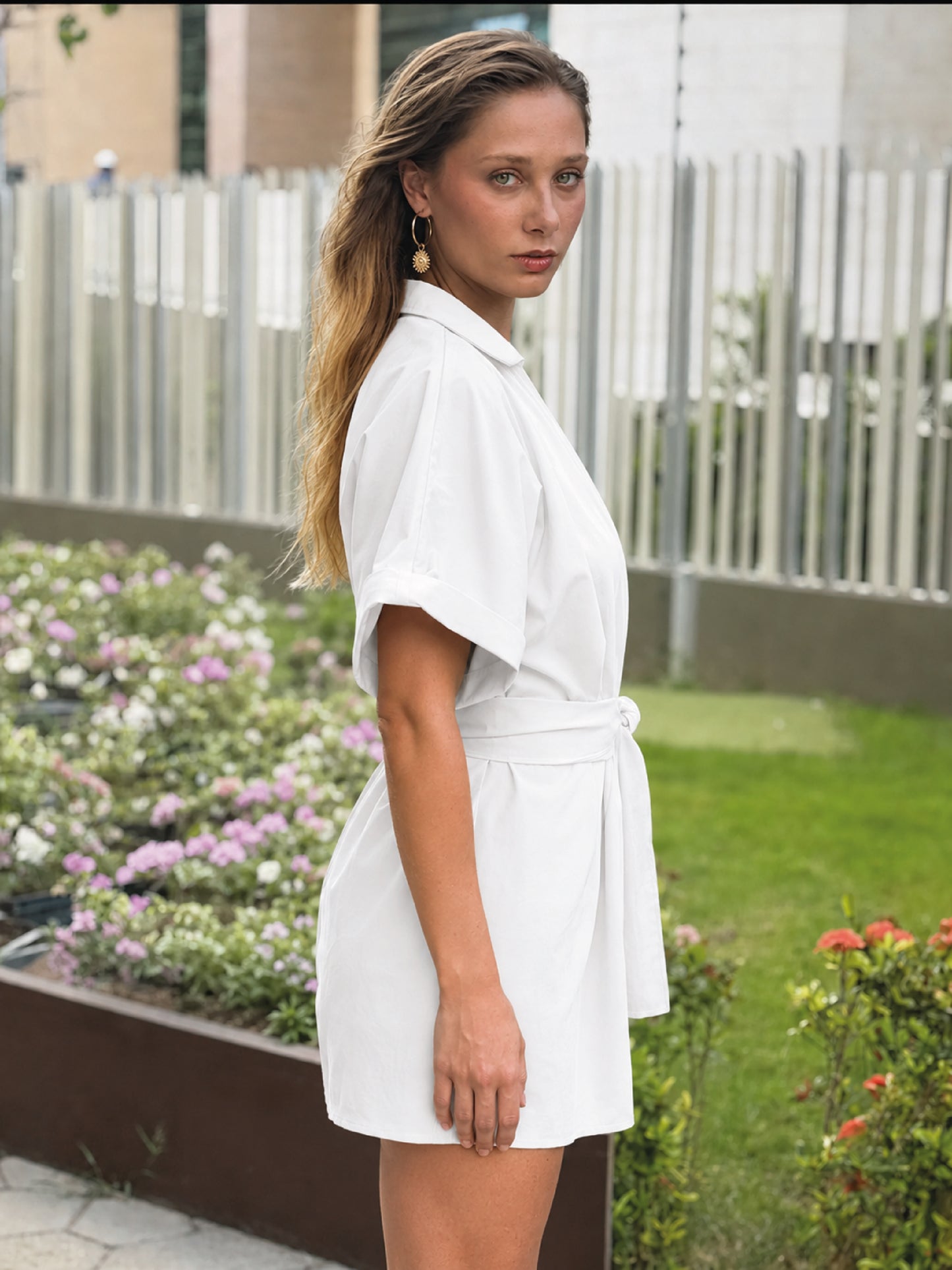 Vestido Corto Harmony Blanco
