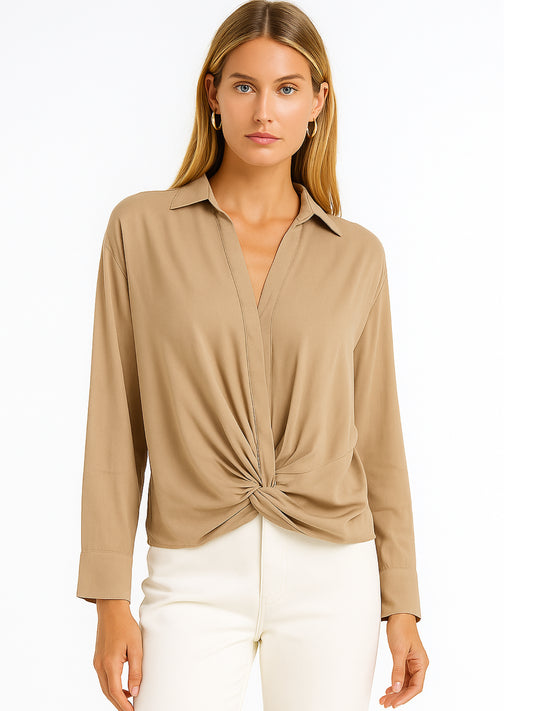Blusa Aragunnu Sand