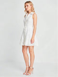 Vestido Corto Leena Blanco