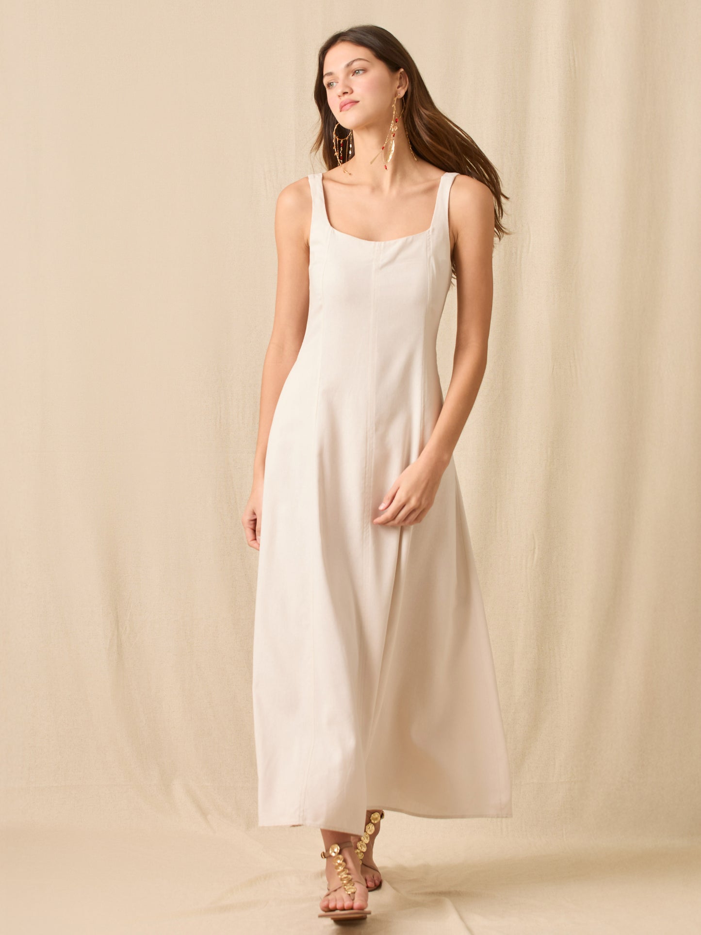 Vestido Largo Elowen Sand