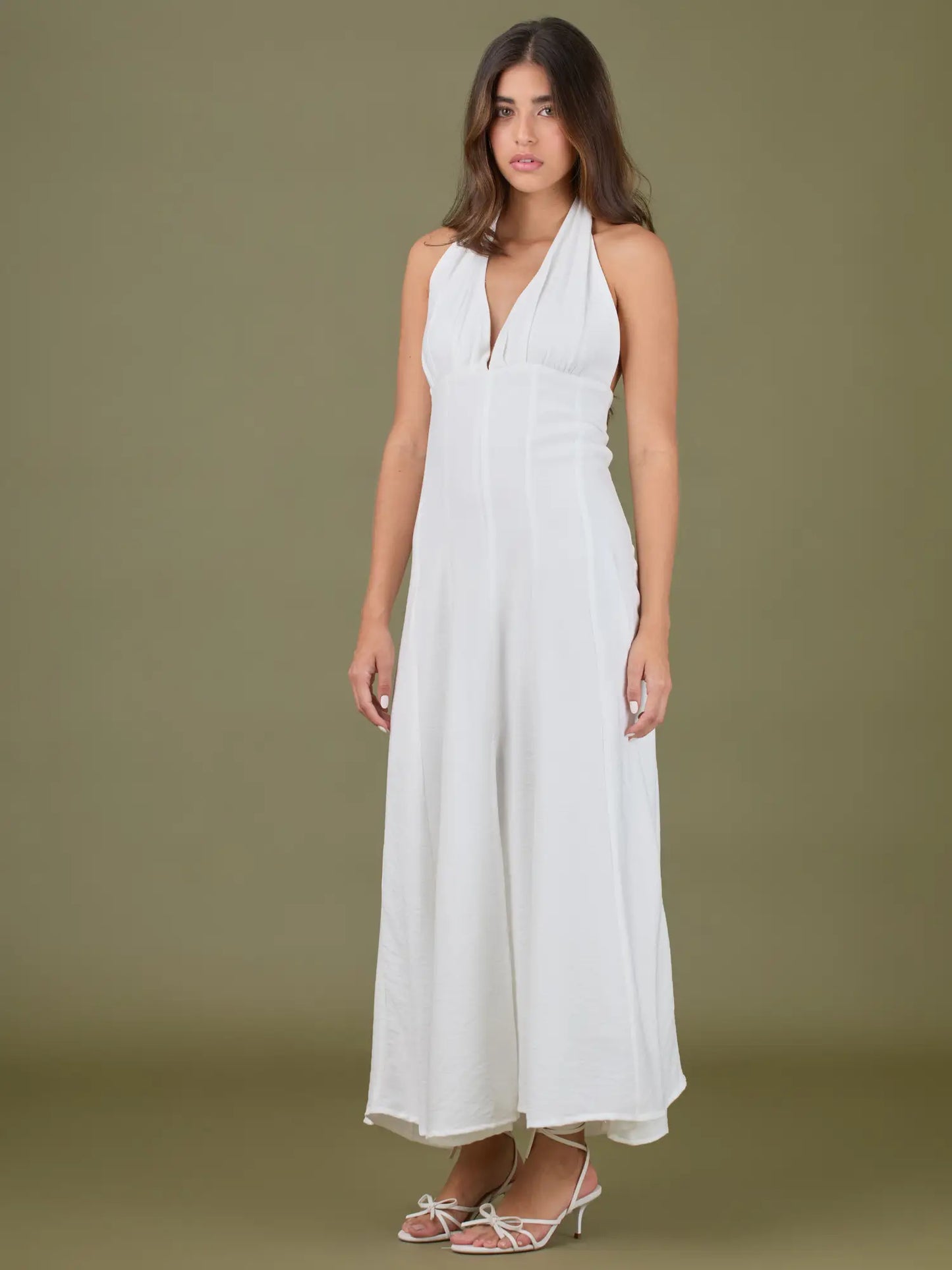 Vestido Largo Francesa Blanco