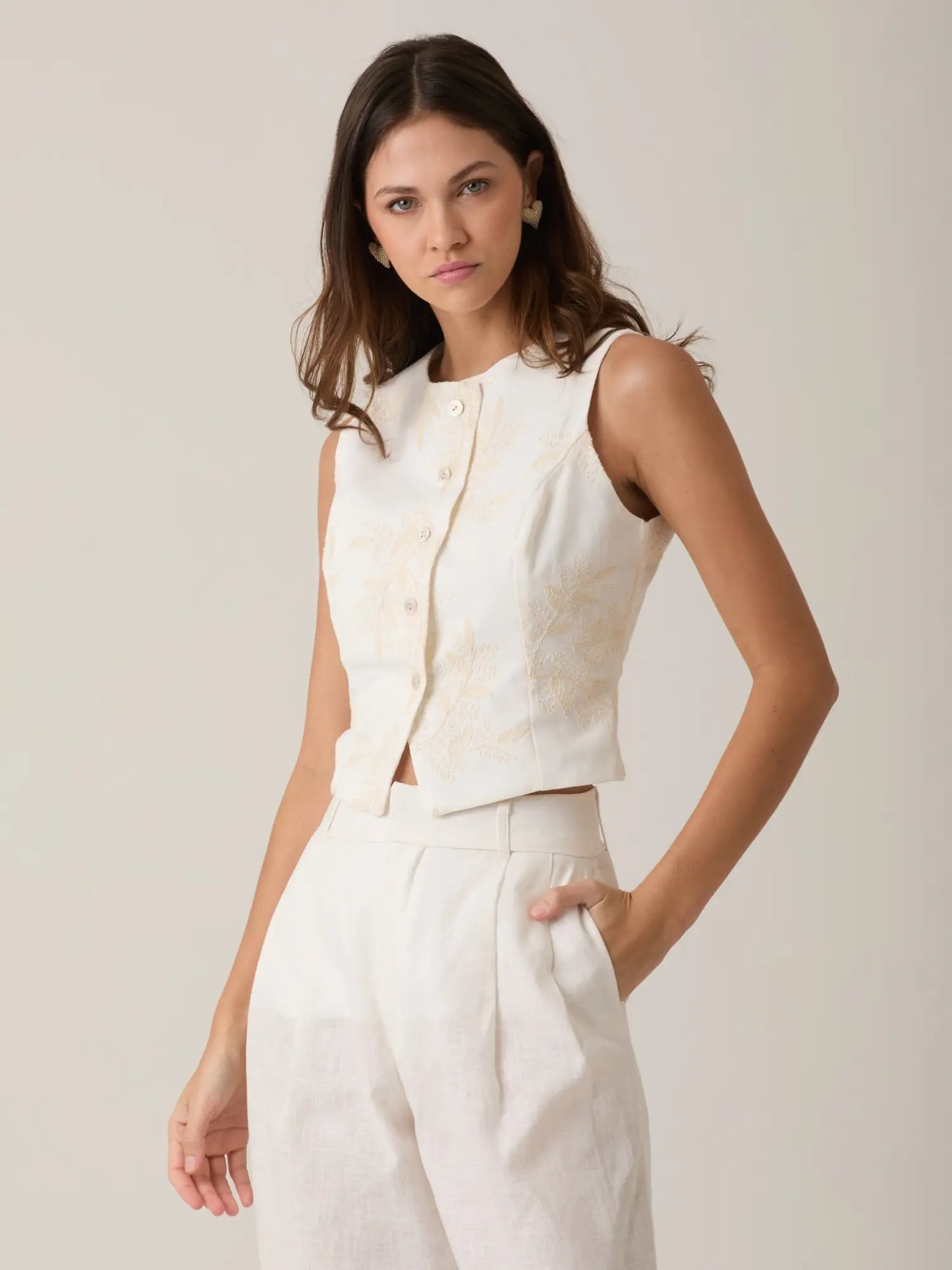 Blusa Teresina Blanco