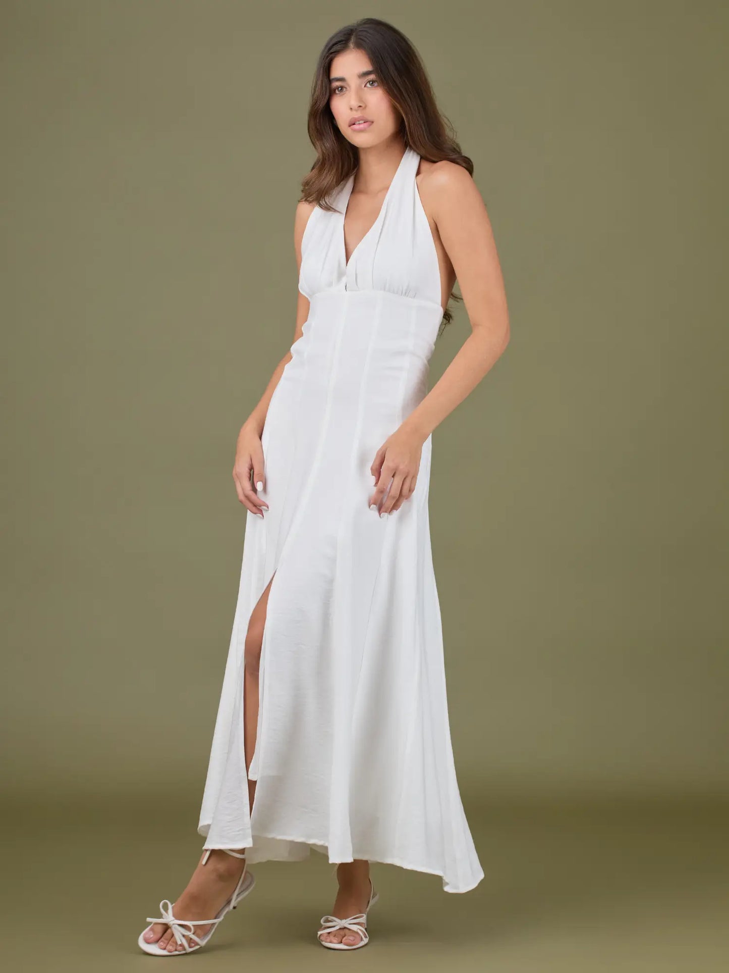 Vestido Largo Francesa Blanco