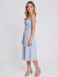 Vestido Largo Sabria Baby Blue