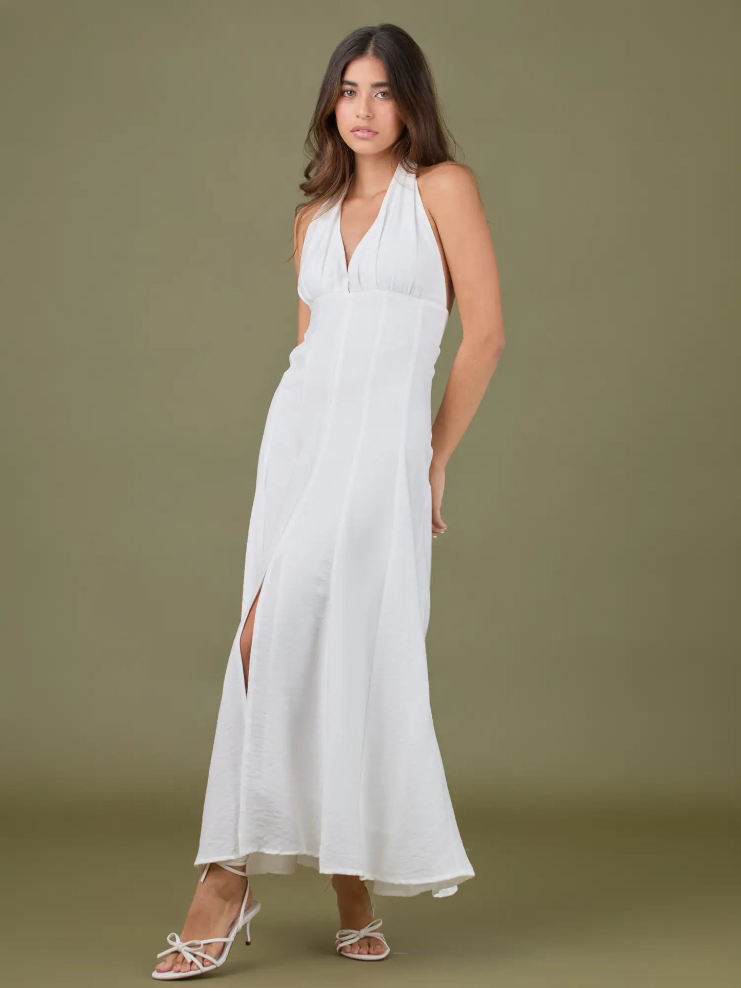 Vestido Largo Francesa Blanco