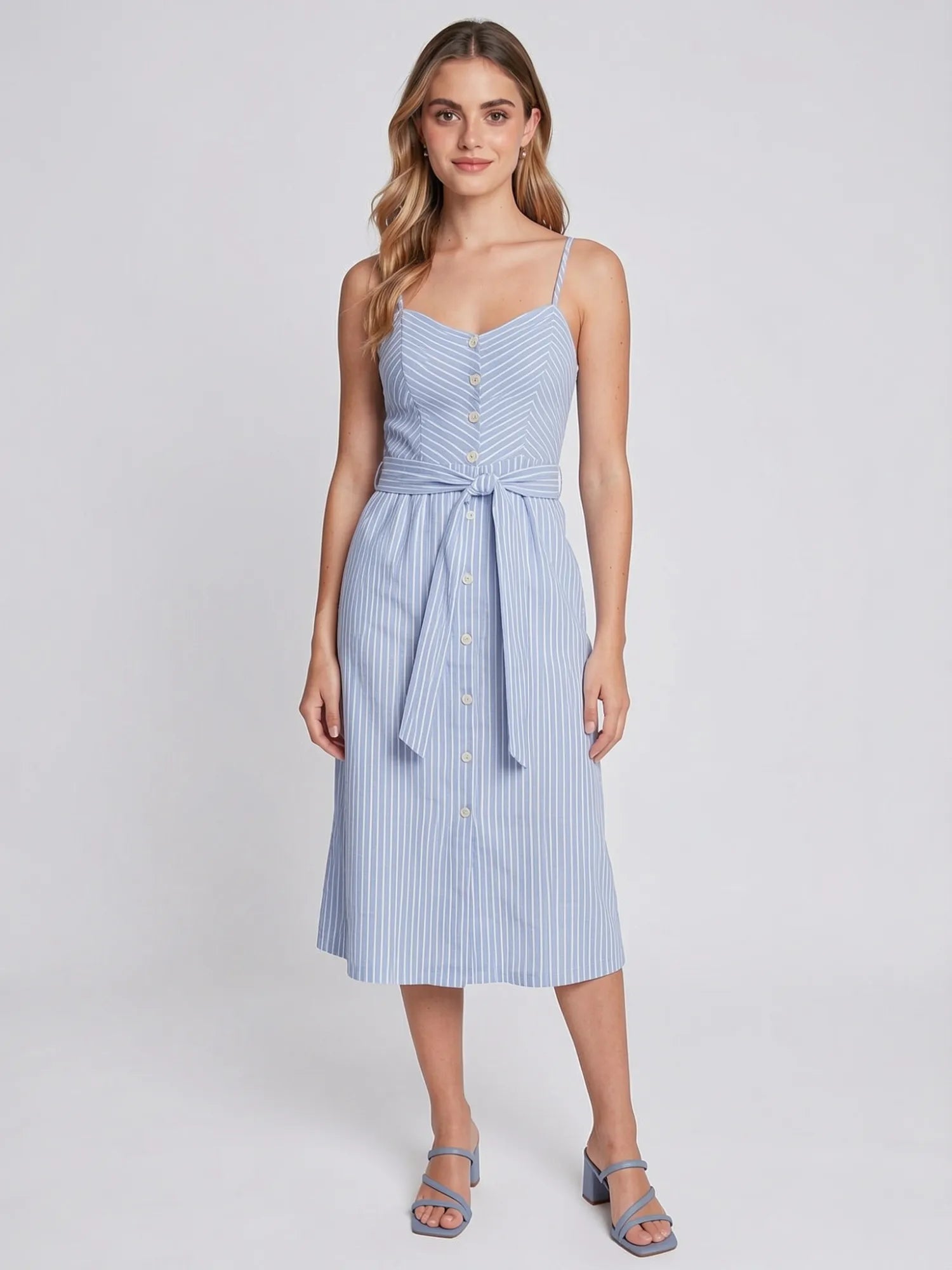 Vestido Largo Sabria Baby Blue