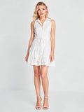 Vestido Corto Leena Blanco