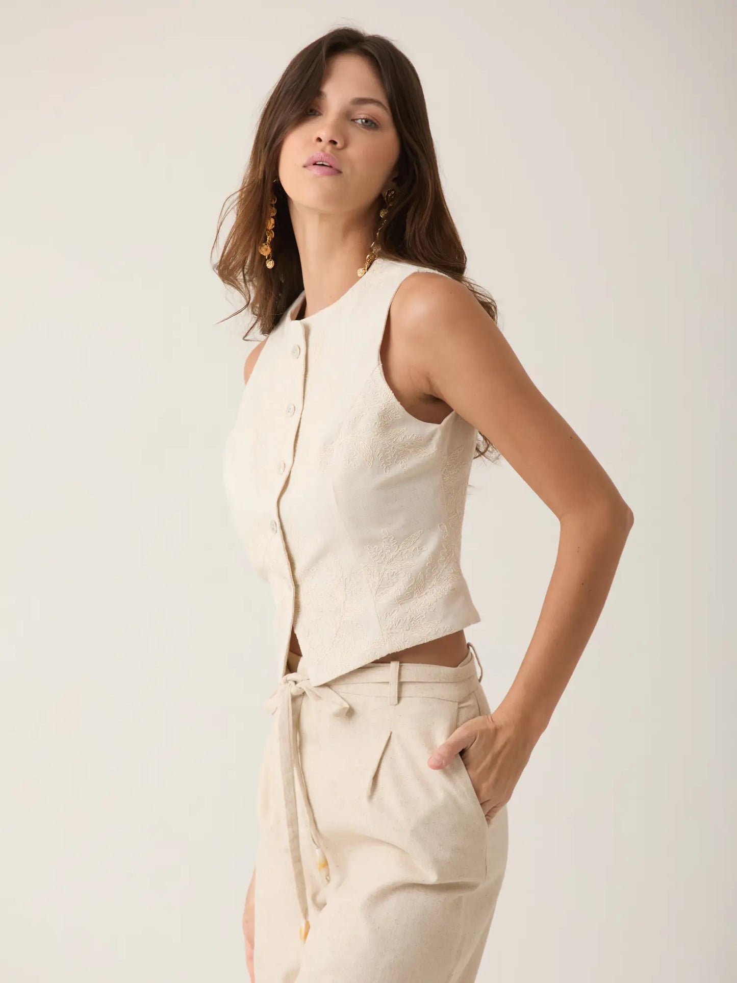 Blusa Teresina Beige