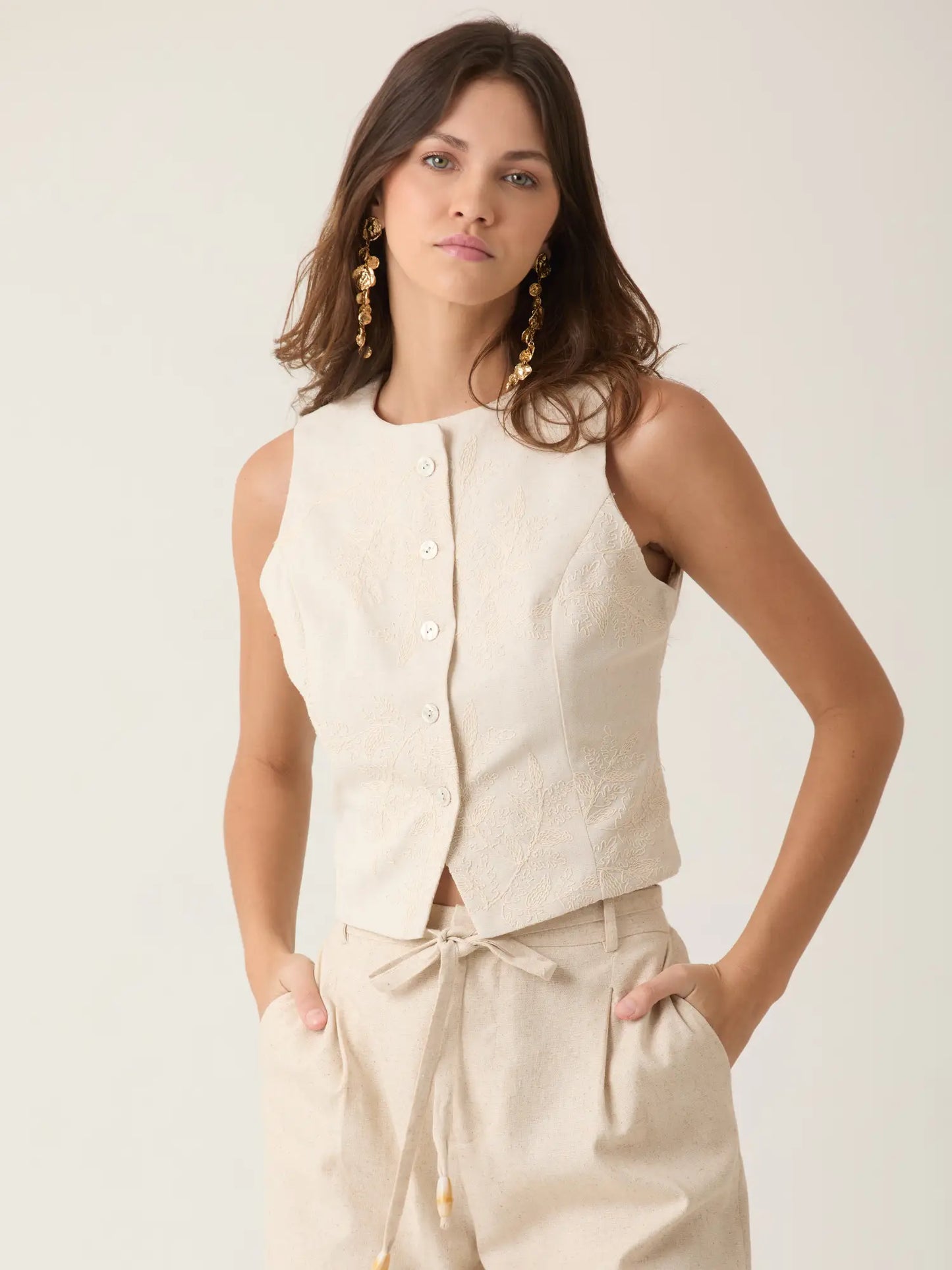 Blusa Teresina Beige
