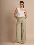 Pantalon Largo Romalia Olive