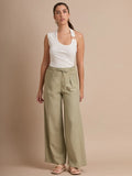 Pantalon Largo Romalia Olive