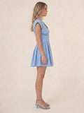 Vestido Corto Oliveta Azul