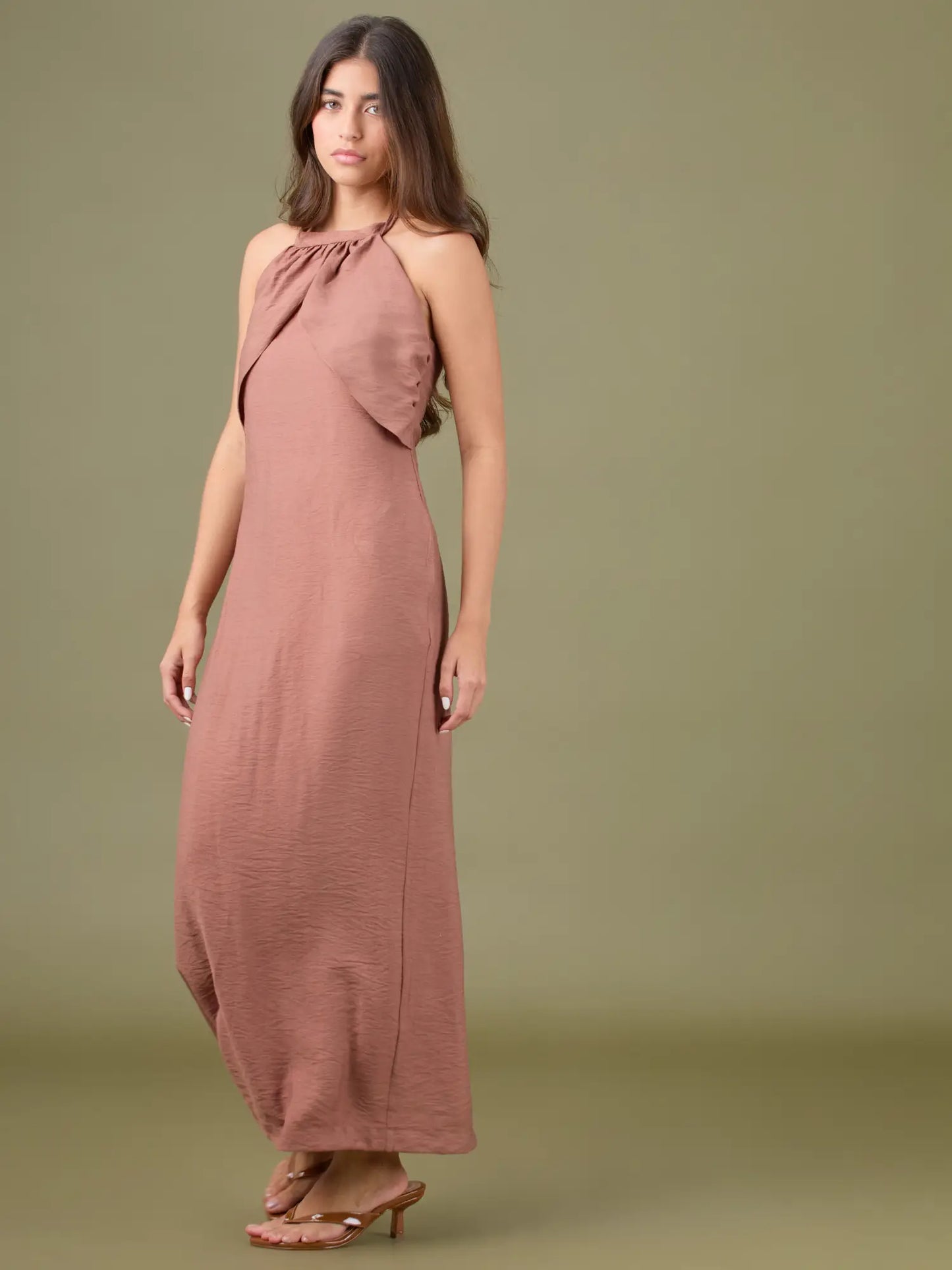 Vestido Largo Lottise Cafe