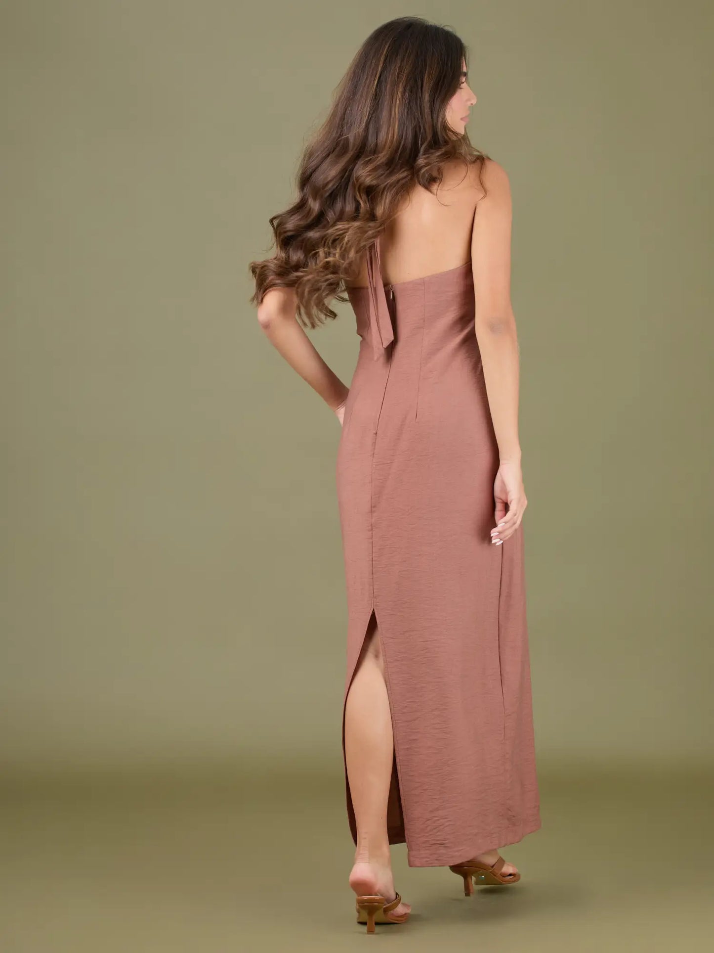 Vestido Largo Lottise Cafe