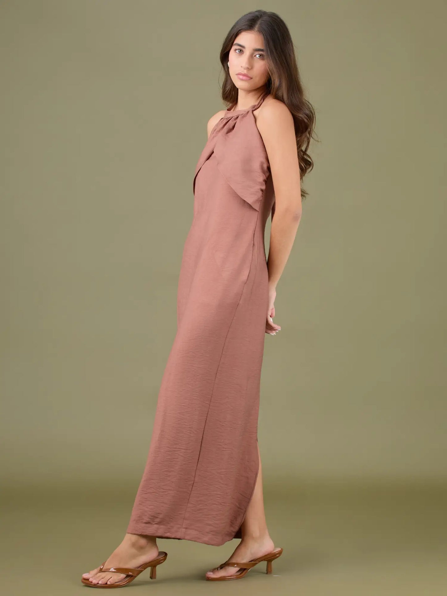 Vestido Largo Lottise Cafe