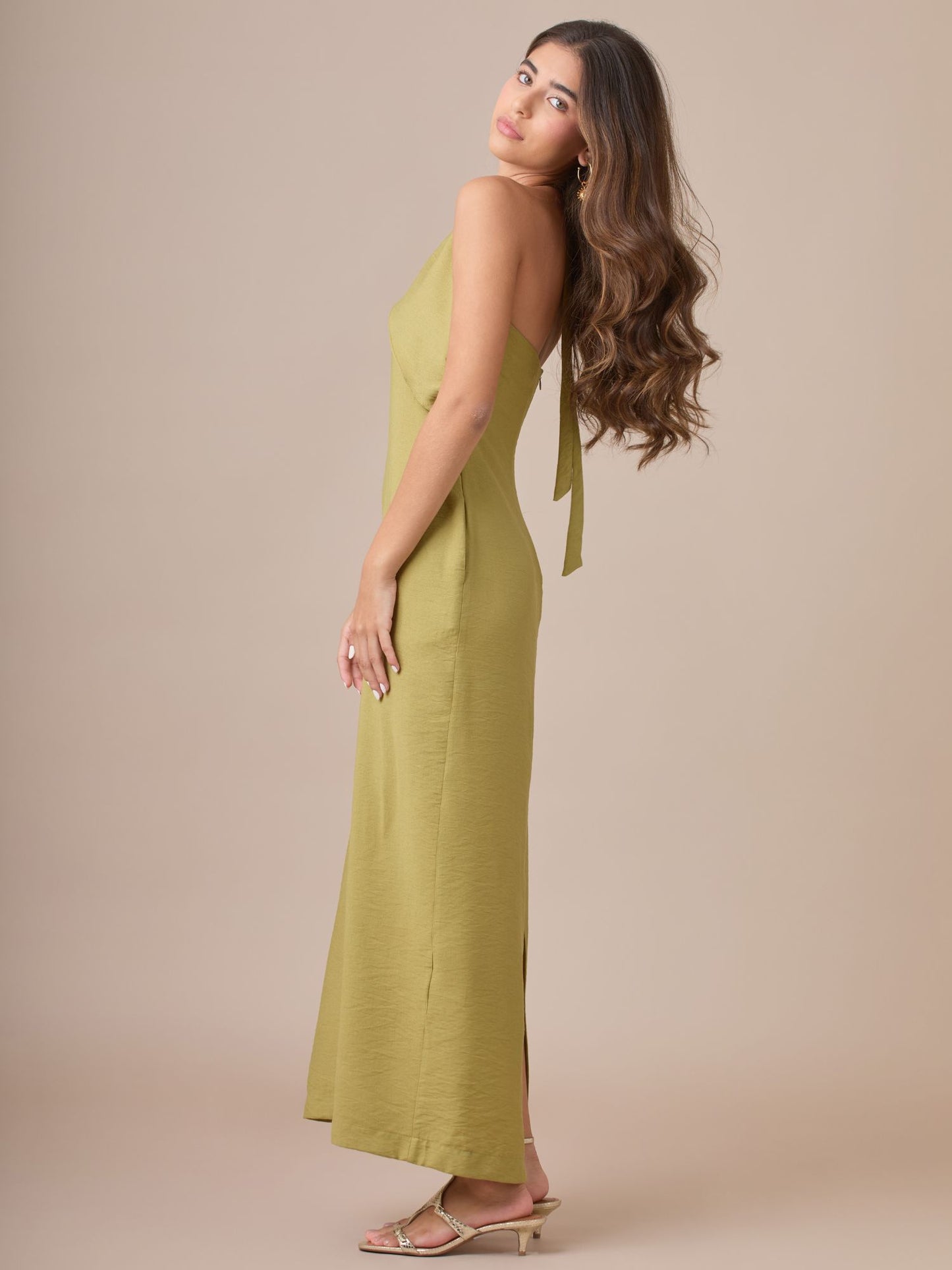 Vestido Largo Lottise Verde