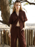 Blusa Genoveva Café