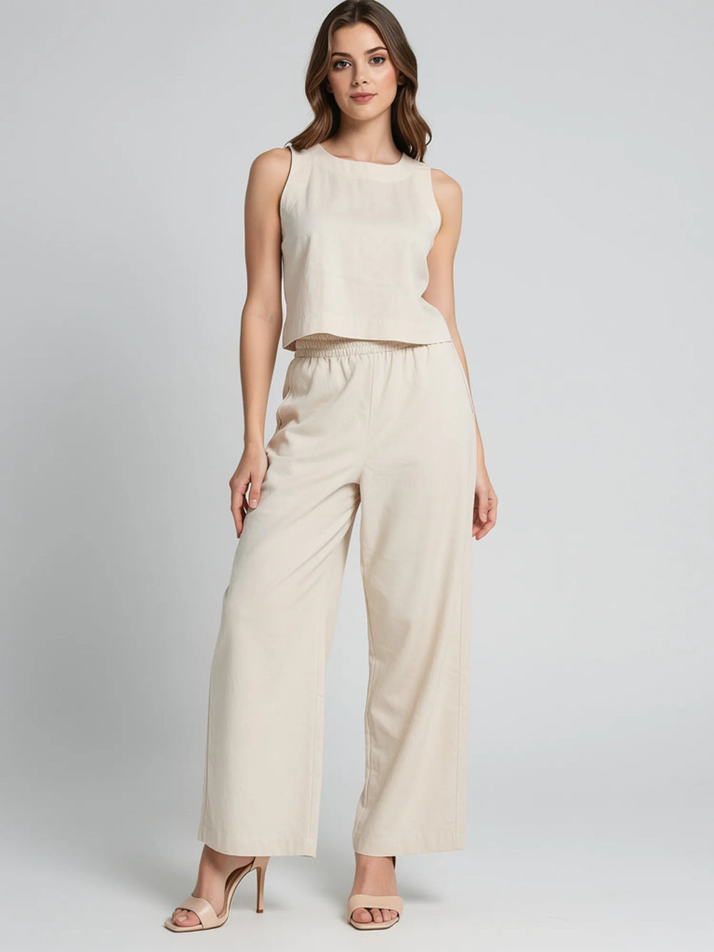 Pantalon Largo Soria Sand