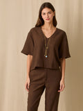 Blusa elegante susie cafe elegante 