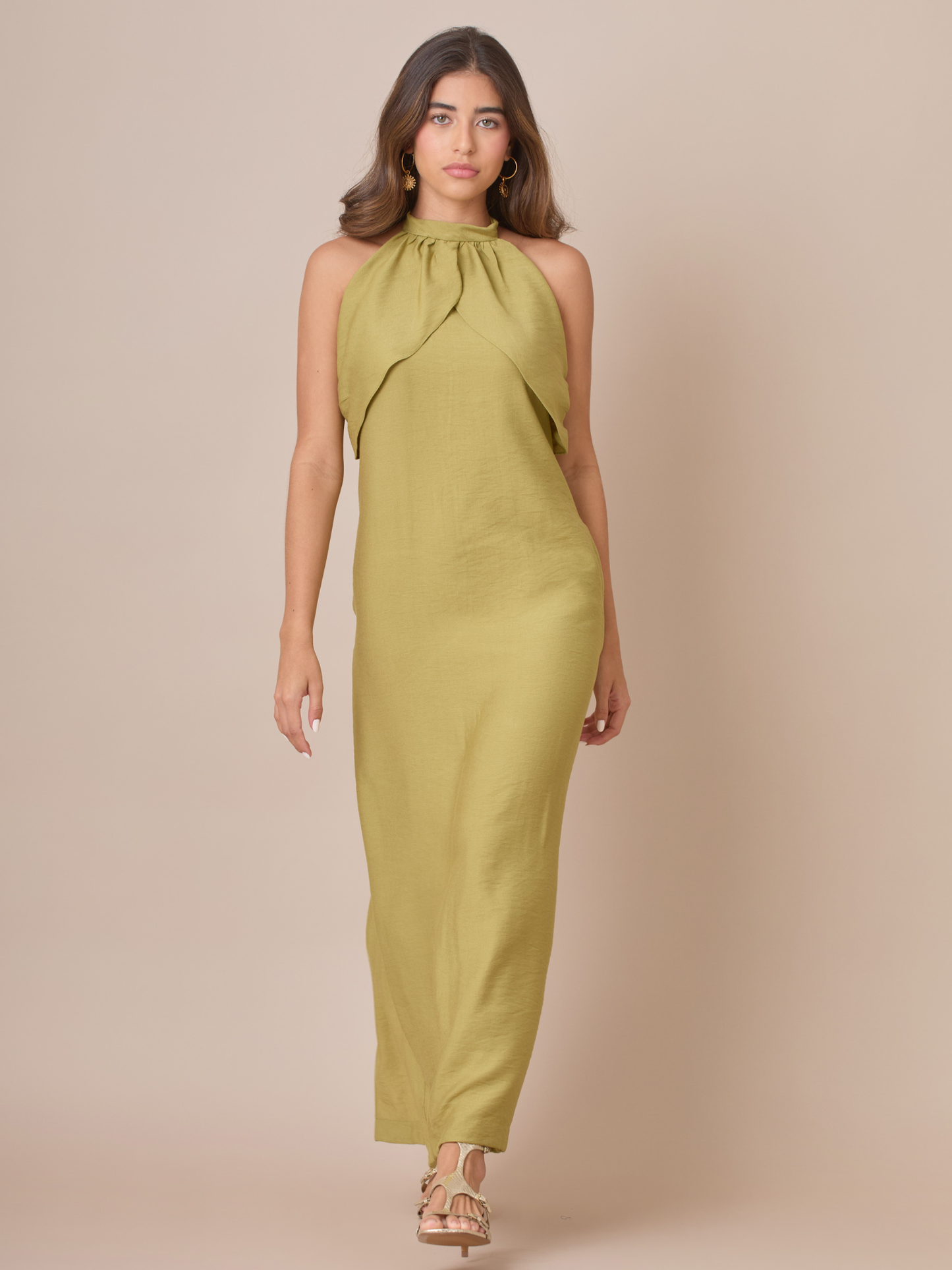 Vestido Largo Lottise Verde