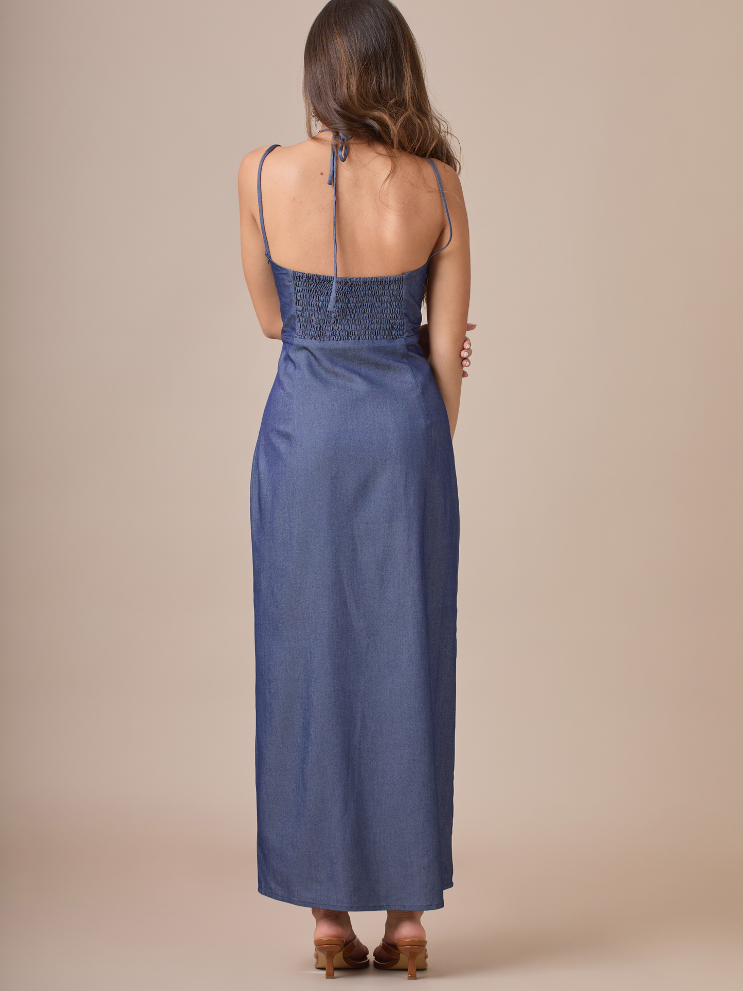 Vestido Largo Sandy Indigo