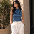 Blusa Oyuki Indigo