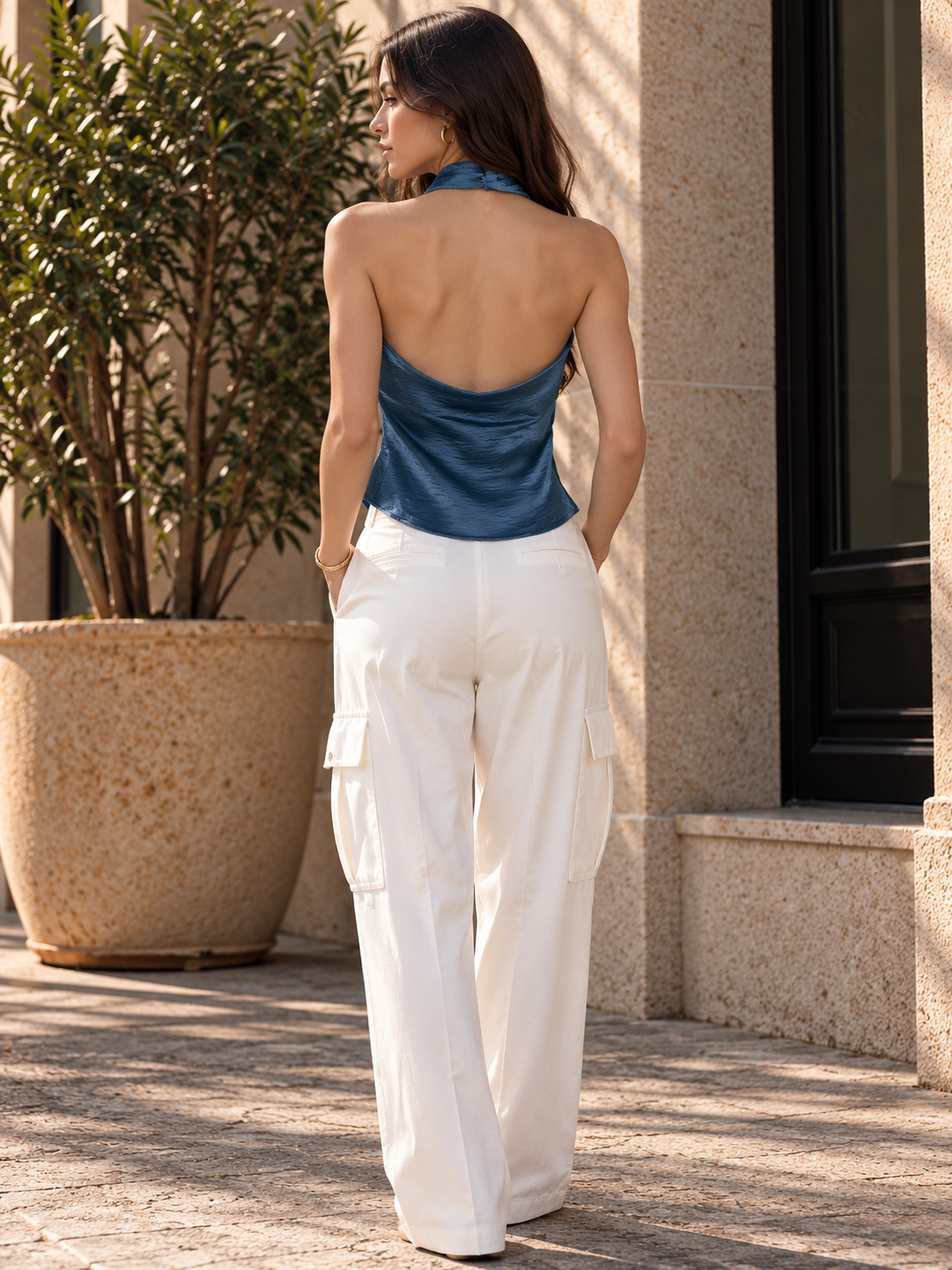 Blusa Oyuki Indigo