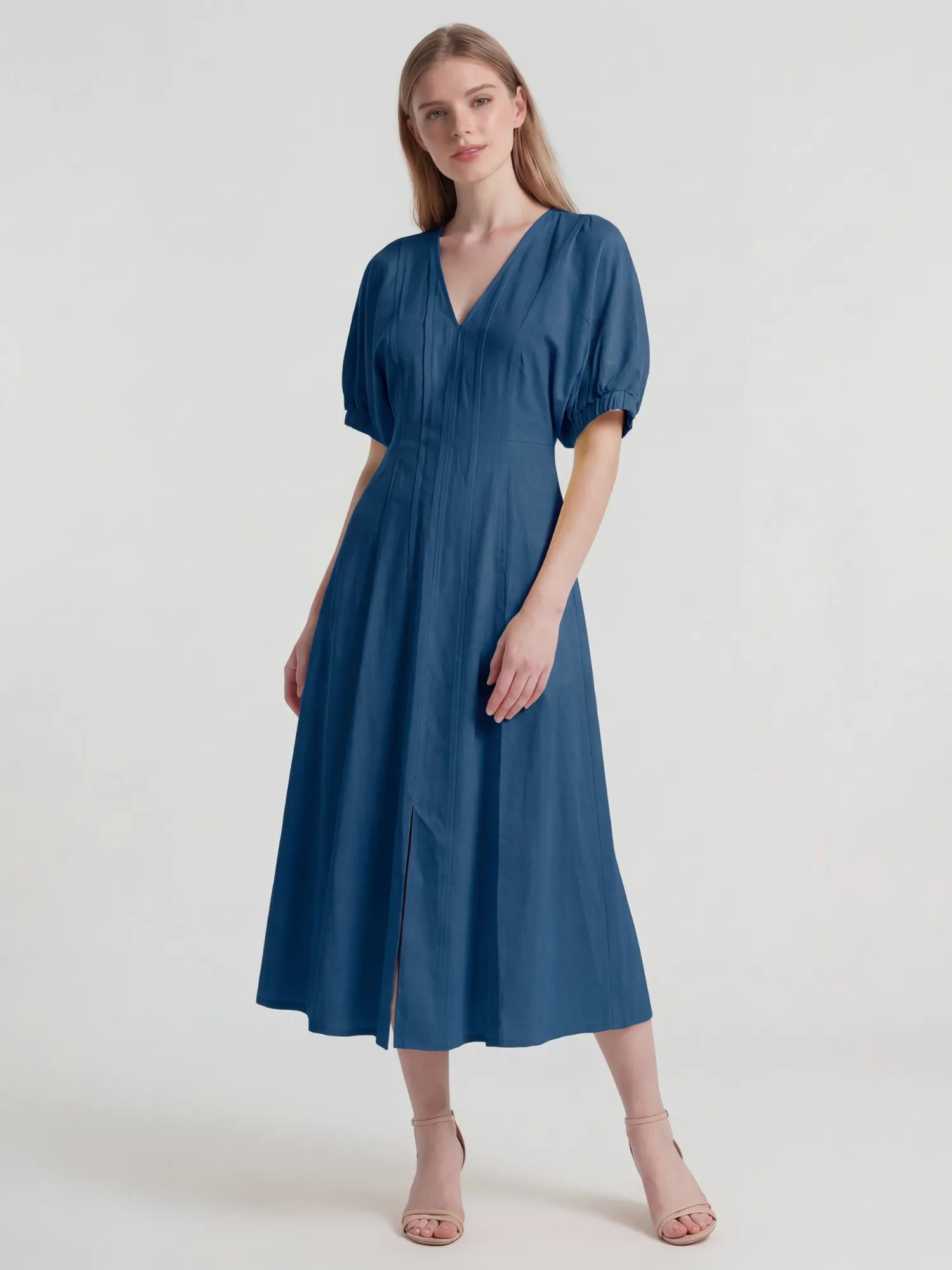 Vestido Largo Clare Indigo Light