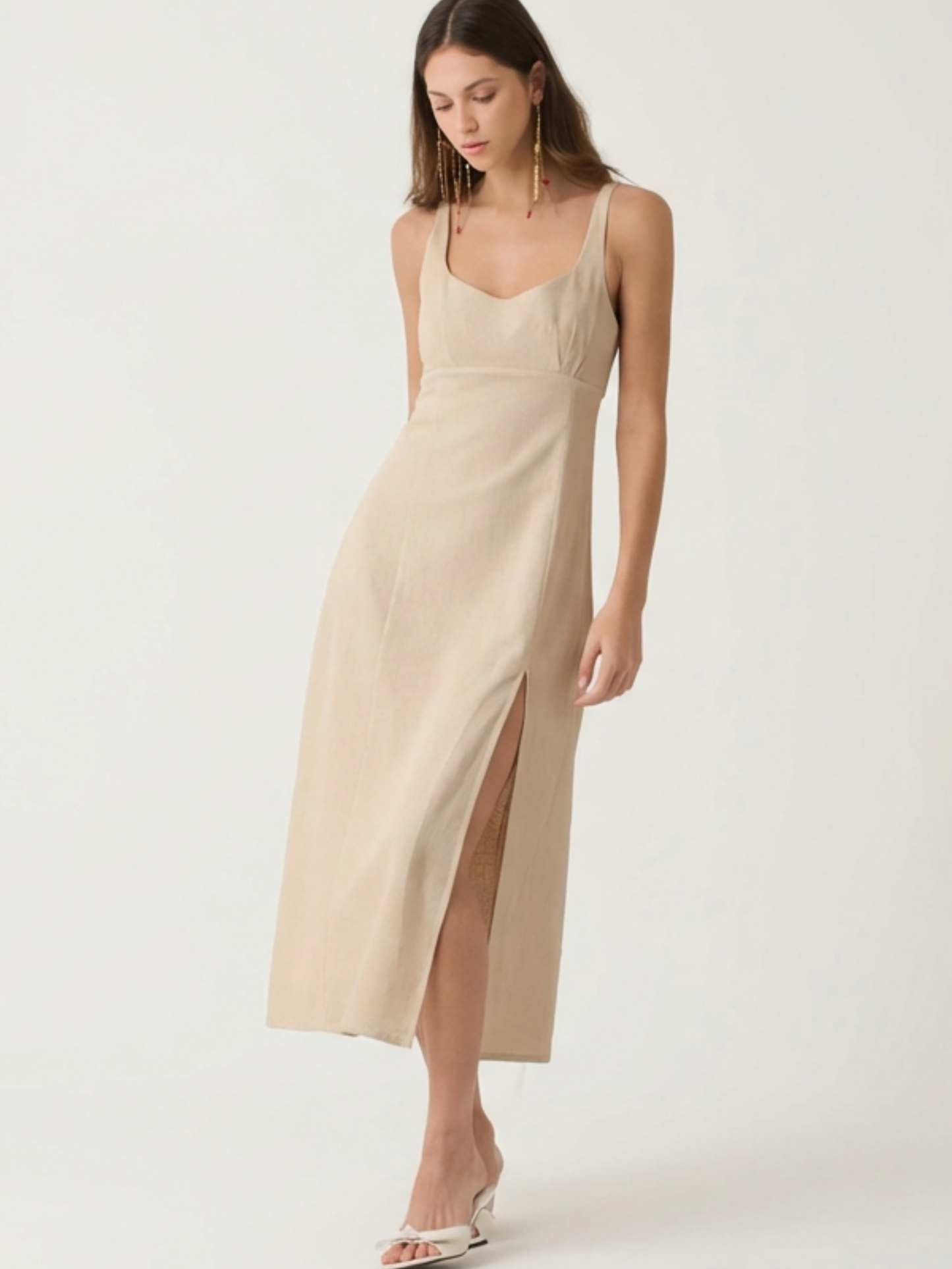 Vestido Largo Line Sand