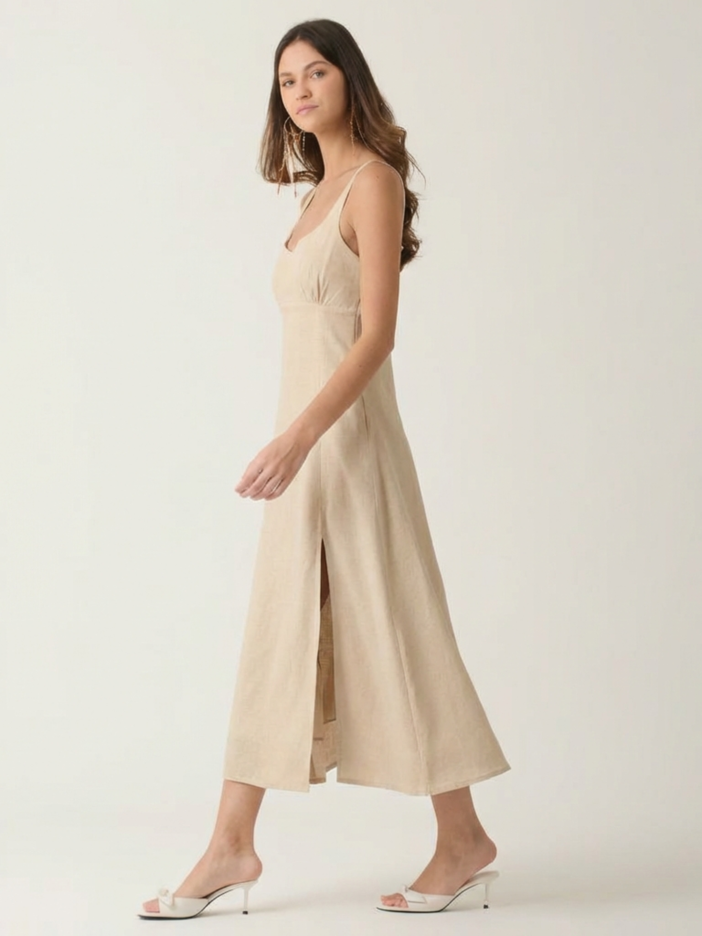 Vestido Largo Line Sand