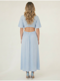 Vestido Largo Luciana Baby Blue