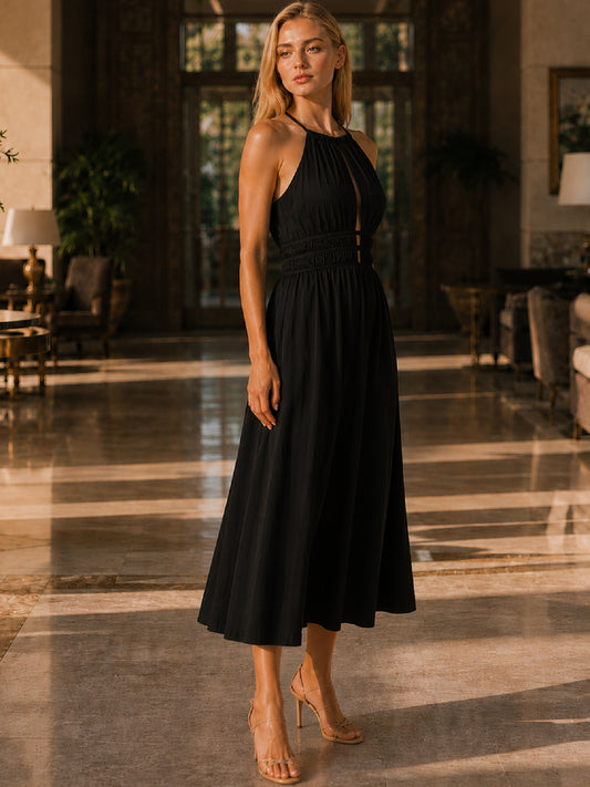 Vestido Largo Mulan Negro