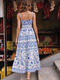 Vestido largo Martini Azul