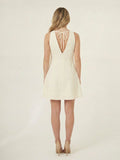 Vestido Corto Scania Crema