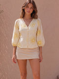 Blusa Abbey Amarillo
