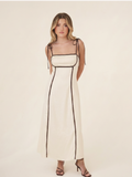 Vestido Largo Oval Sand