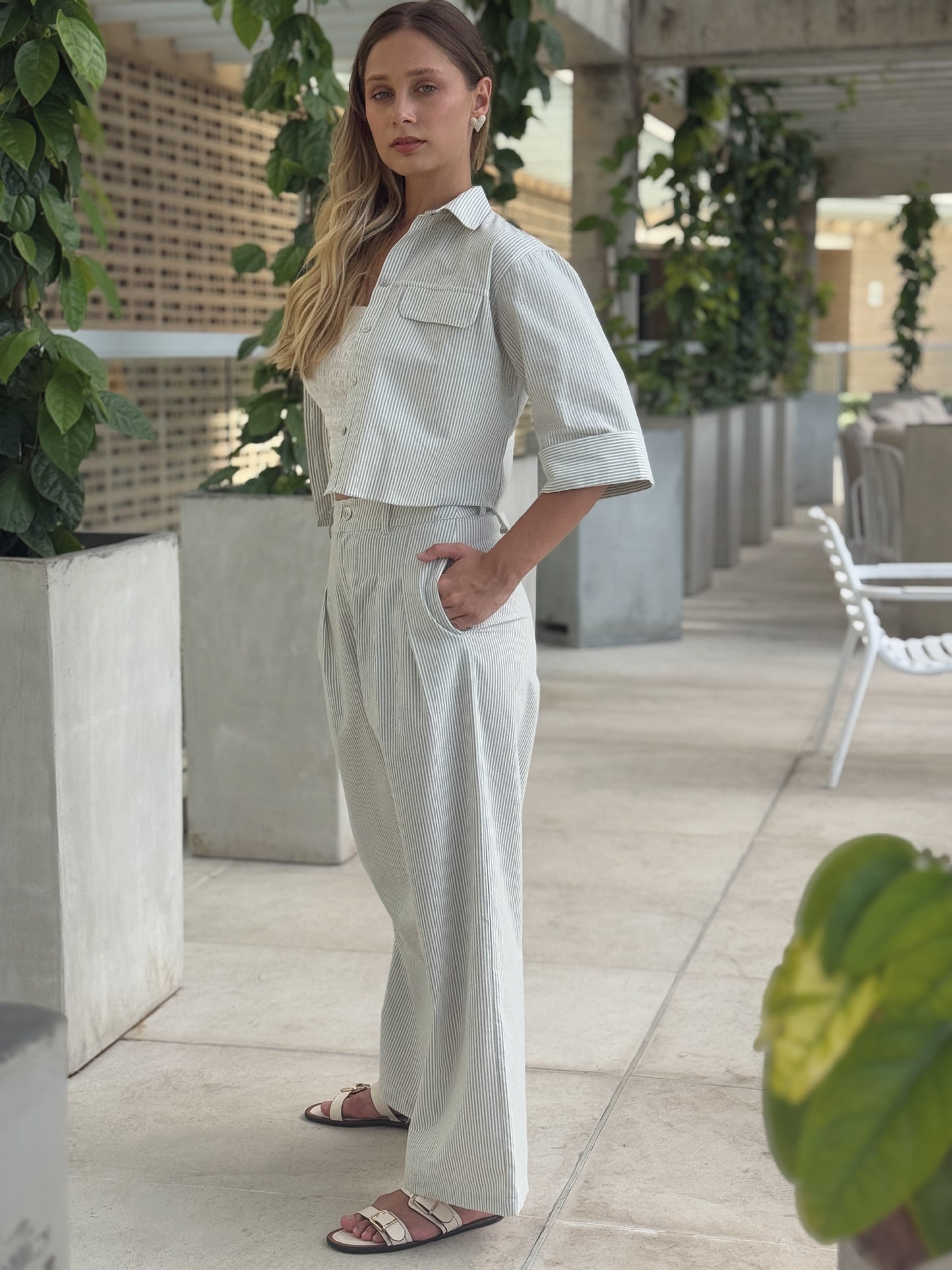 Pantalon Largo Megan Olivo